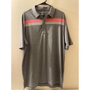 Foot Joy Mens Size XL Golf Polo Short Sleeve‎ FJ Athletic Fit Outdoor